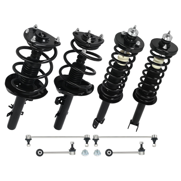 8 Piece Front & Rear Suspension Strut Assembly Sway Bar Link Kit Set fit for Accord-6