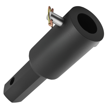 2\\" Female Hex to Male Round Auger Bit Adapter Heavy Duty fit for Skid Steer Loader