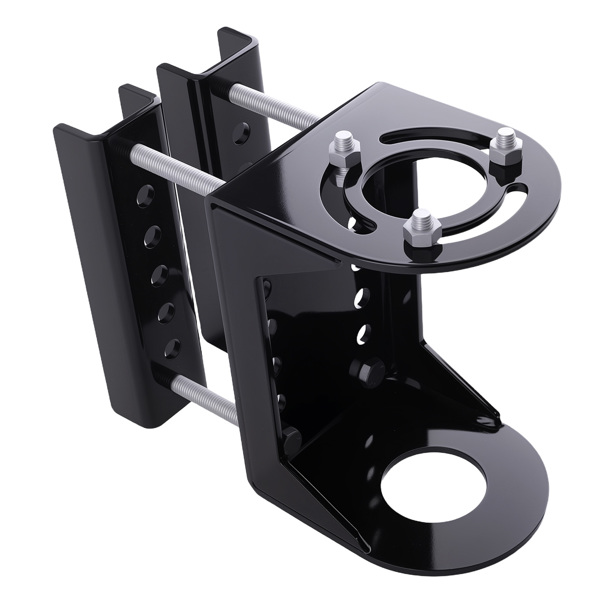 Universal 3-Bolt Trailer Jack Mount Plate A-Frame Tongue Steel Construction-6