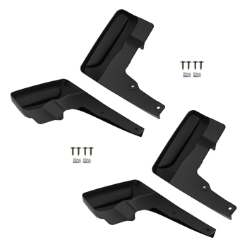 4x Mudguards Fender Mud Flaps fit for Toyota Sienna 2010-2017 PT769-08111 Black