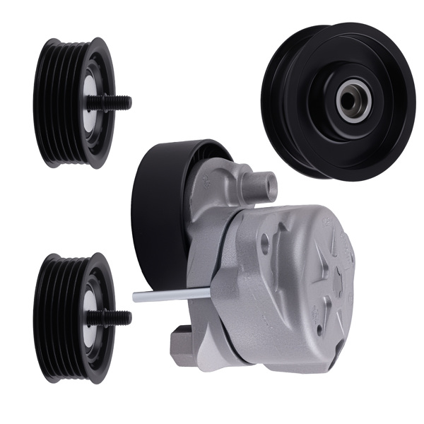Belt Tensioner & 3 Idler Pulleys fit for Mercedes C300 E350 2008-2011 2722020719-6