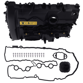 Engine Valve Cover Kit fit for BMW B48 2.0L Models 2016-2020 w/Mounting Hardware