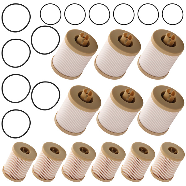 6pcs Fuel Filter fit for Ford F-650 F-750 LCF 4.5L V6 Diesel engines FD4616 P550527-6