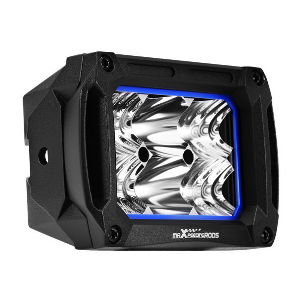 4.4inch LED Pod Lights 60W 6000LM White Spot Flood fit for Truck SUV ATV 4WD Bar-1