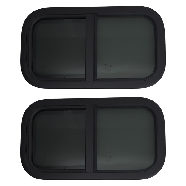 2 Pack 12" W x 22" H RV Camper Vertical Window fit for RV/Camper/Cargo/Food Truck-1