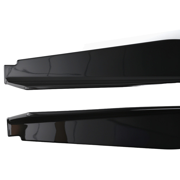 2x Black Side Skirt Extension Set fit for Corvette C8 2020-2024 Body Panel ABS-2