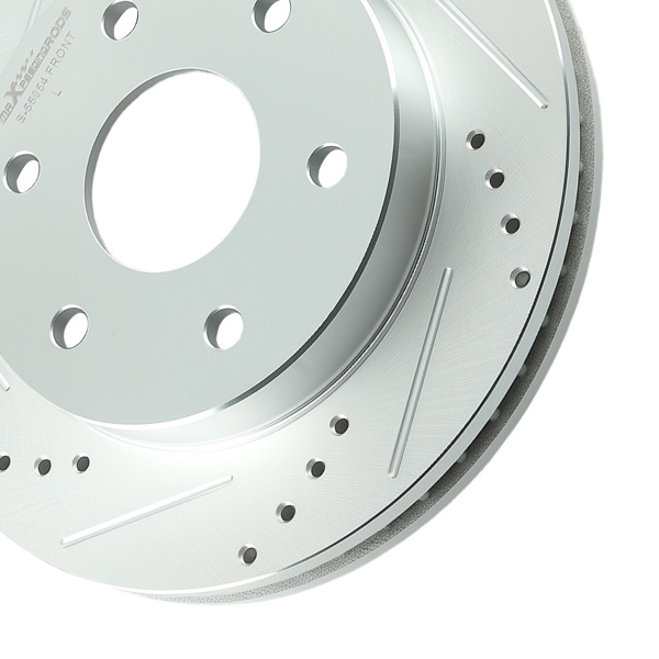 Front Drilled and Slotted Disc Brake Rotors fit for Chevrolet Suburban 1500 2000-06-2