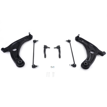 6pc Front Lower Control Arm Stabilizer Link Tie Rod fit for Prius C Yaris 2007-2014