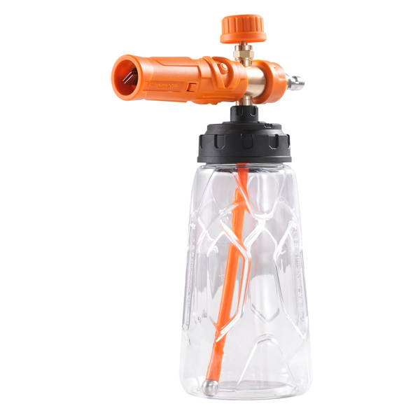 1L Snow Foam Bottle fit for Pressure Washer Car Wash 1/4" Quick Connect Cannon Gun-4
