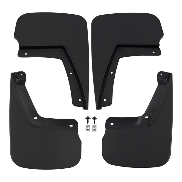 Black Splash Guards fit for Chevrolet Tahoe 2015-2020 23228521 Front & Rear Complete-6