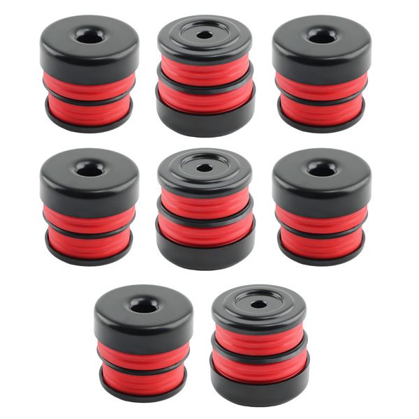 8x Silicone Body Mount Bushings Kit fit for Ford Super Duty Crew Cab F250 2008-2016-2