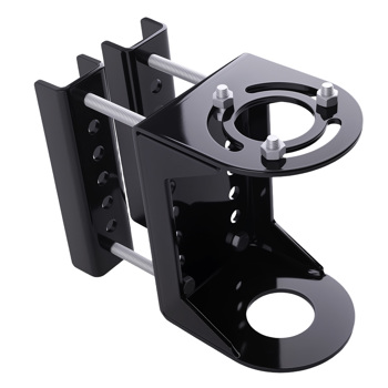Universal 3-Bolt Trailer Jack Mount Plate A-Frame Tongue Steel Construction