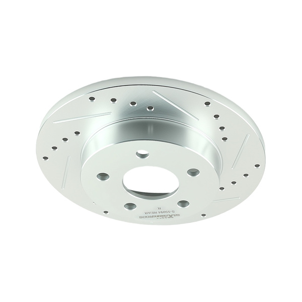 Rear Drilled&Slotted Brake Rotors Set fit for Saturn Aura 2007-09/Ion 2004-07 55094-2