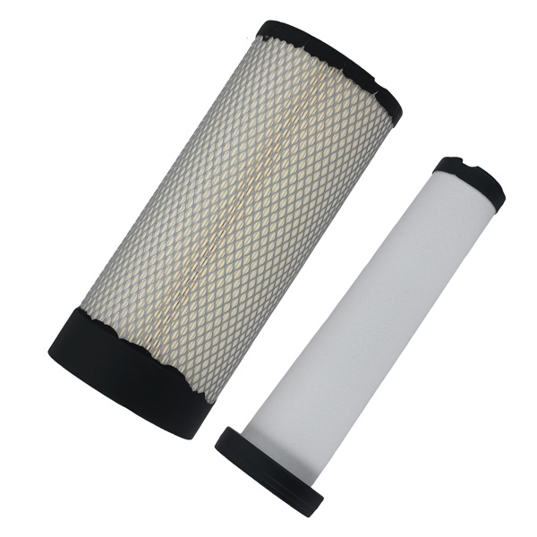 Air Filter Set fit for John Deere 324E 324G 325G Skid Steer AF26118 AF26117-6