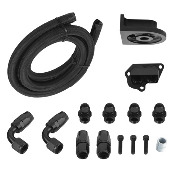 Oil Filter Relocation Kit fit for Ford Mustang F150 GT350 GT500 2011-2023 5.0 5.2 V8