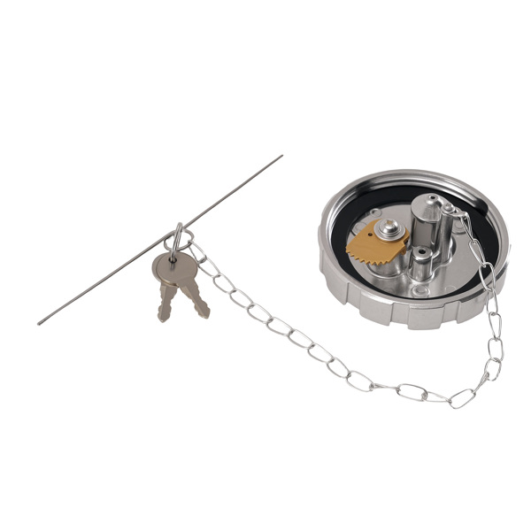 Diesel Security Tank Cap fit for Freightliner Kenworth 572.1036 with Safety Chain-3
