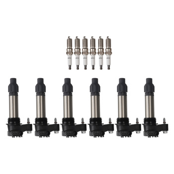 6 Ignition Coils & Plugs fit for Chevrolet Caprice Impala Malibu V6 3.6L 2010-2020