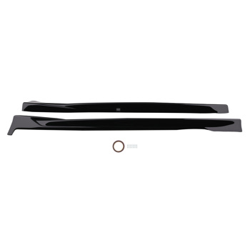 Body Side Extension Panel Kit fit for Infiniti Q50 2014-2023 Gloss Black ABS 2PC