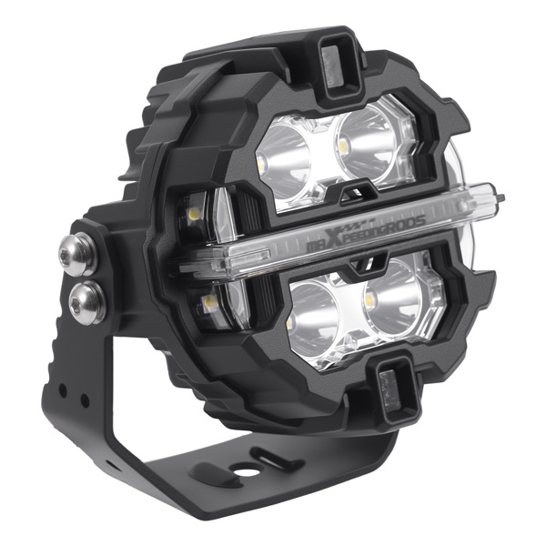 3.5" 160W Spot+Side Beam LED Work Driving Light Amber & White DRL fit for Offroad-1