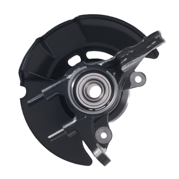Pair Front Steering Knuckle+Wheel Bearing Hub fit for Hyundai Elantra 2007-2010-1