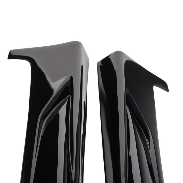 Body Side Extension Panel Kit fit for Infiniti Q50 2014-2023 Gloss Black ABS 2PC-1