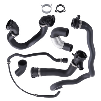 6x Radiator Coolant Water Hose Pipe fit for BMW 135i 335i 335xi 07-10 17128634285
