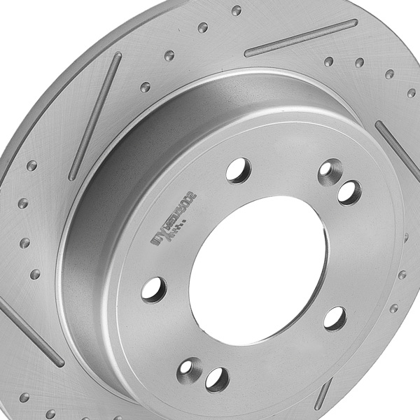 Rear Brake Rotors Set fit for Hyundai Elantra Coupe 2013-2014 Kia Forte 2014-2024-2