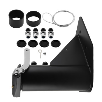 Adjustable 5th Wheel to Gooseneck Adapter fit for RV Trailer 12''-17'' 24000 lb.
