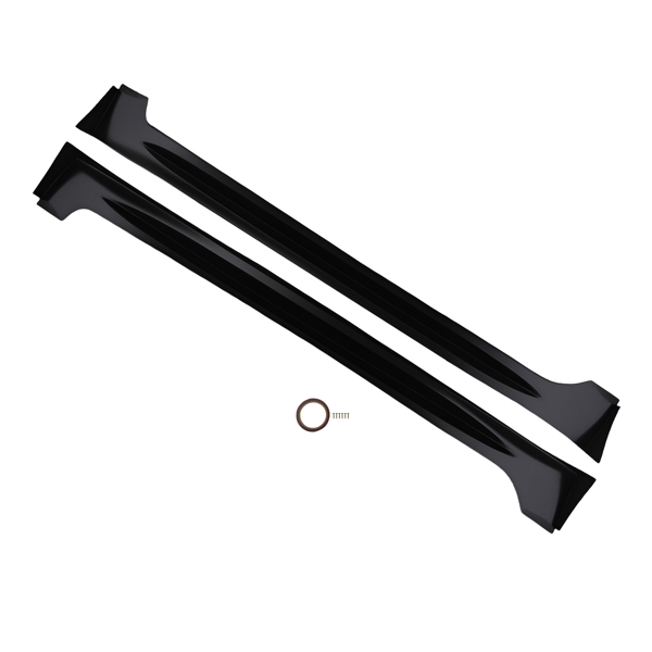 Body Panel Kit Extension fit for Honda Civic 4Dr 8th Gen 2006-2011 Black Side Skirt-6