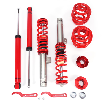 COILOVERS KIT fit for BMW 3 SERIES E46 320 323 325 328 330 335 CABRIO SHOCKS Red