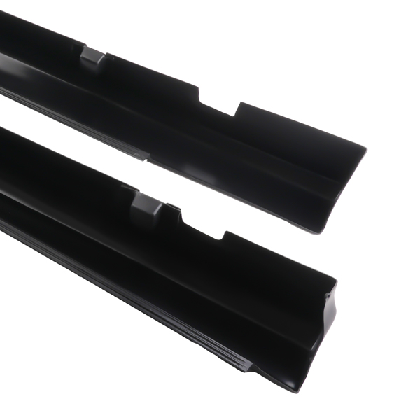 Body Kit Side Panel Extension fit for Dodge Charger 2011-2023 Black ABS 2PC Lip-2
