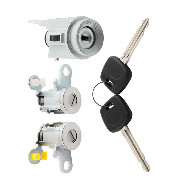 Same Key Matched Ignition Switch Door Lock Cylinder fit for Toyota Tacoma 1995-2003-6