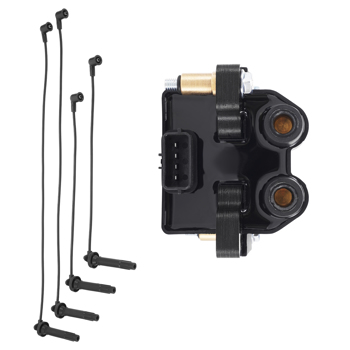 Ignition Coil & Spark Plug Wire Kit fit for 2.5L Impreza Outback Forester UF538 566