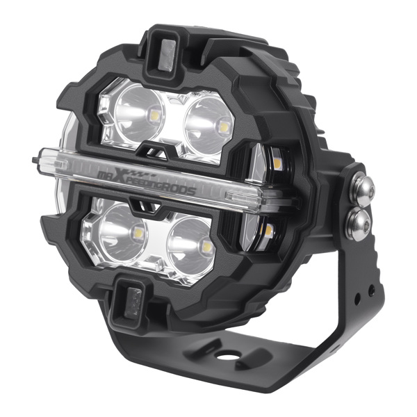 3.5" 160W Spot+Side Beam LED Work Driving Light Amber & White DRL fit for Offroad-4