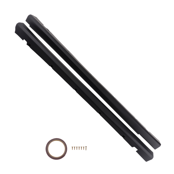 Body Kit Side Panel Extension fit for Dodge Charger 2011-2023 Black ABS 2PC Lip-6