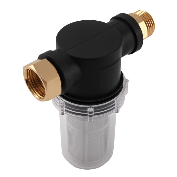 3/4" Inline Filter Brass Thread fit for Garden Hose Pressure Washer Cleaning-5