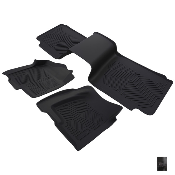 All Weather Floor Mat Liner fit for Chevy Silverado/GMC Sierra 1500 1999-2006 TPE-6