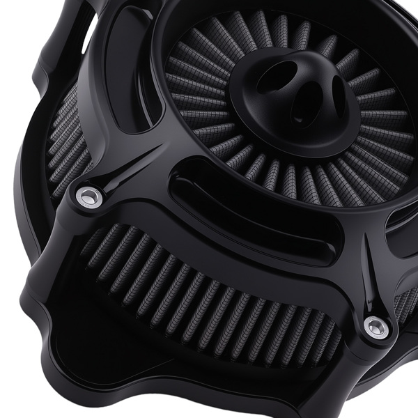 Motorcycle Air Cleaner fit for Harley Davidson Touring 2000-2007 Black Filter Kit-3