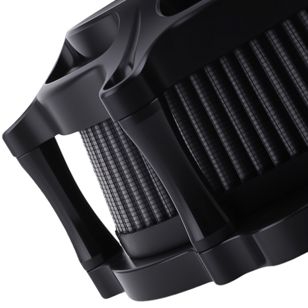 Motorcycle Air Cleaner fit for Harley Dyna FXDLS 17 Black Billet Aluminum Filter Kit-3