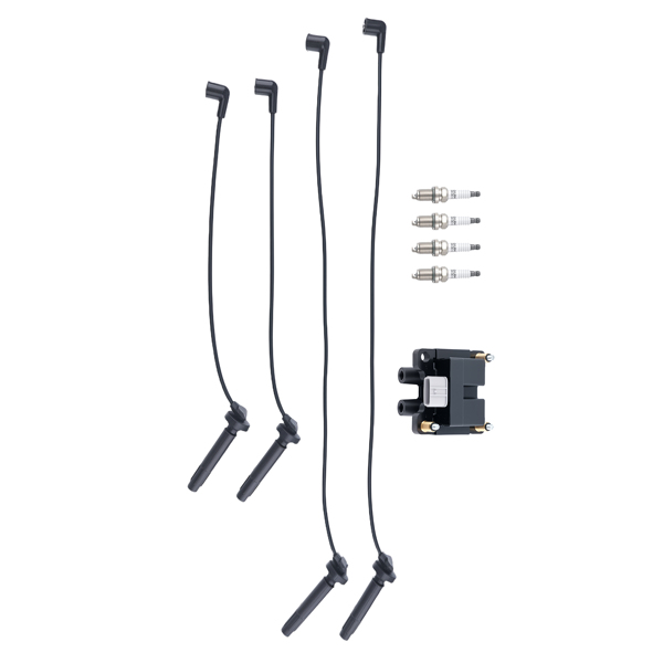 Ignition Coil Set with Iridium Plugs & Wires fit for Subaru 2.5L H4 2009-2011-6
