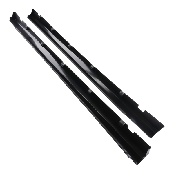 Body Kit Side Panel Extension fit for Dodge Charger 2011-2023 Black ABS 2PC Lip-3