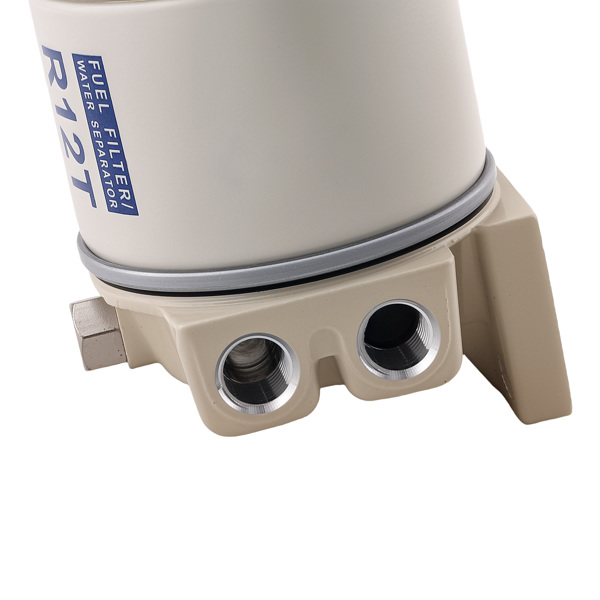 3/8" NPT Fuel Water Separator Filter fit for Tractor Equipment R12T 30GPH 10 Micron-3