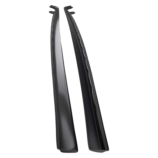 Black Side Body Extension fit for Chevrolet Corvette Wide Body 2005-13 ABS 2 Piece-8