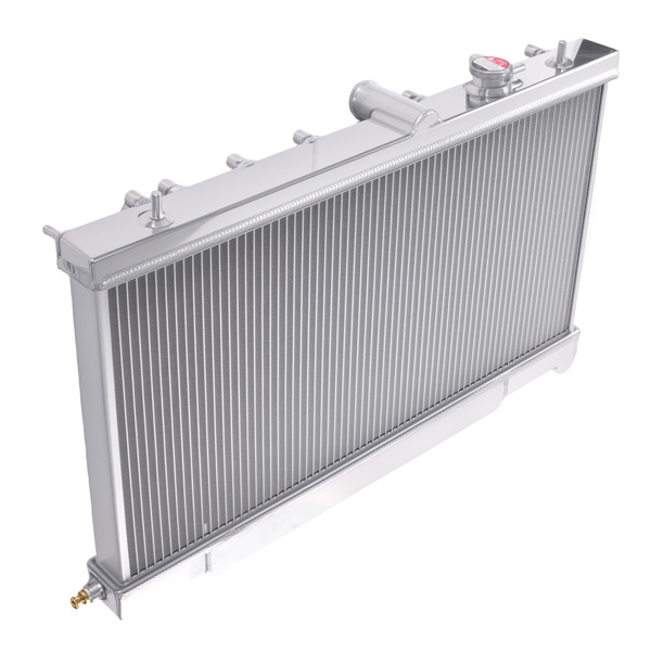 2 Row Aluminum Engine Coolant Radiator fit for Subaru Impreza WRX 2.5L 2006-2007-9