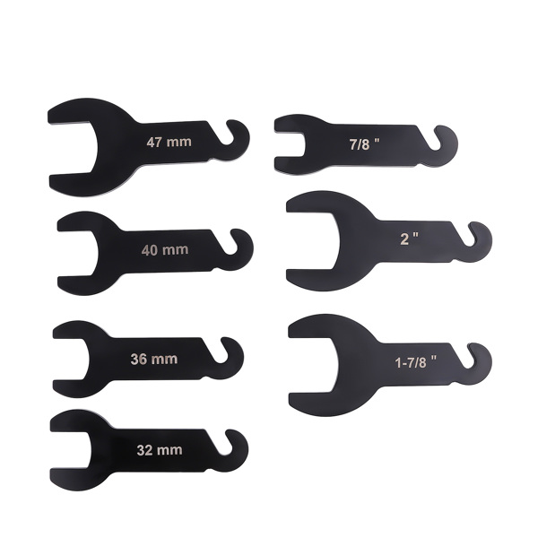 8PCS Pneumatic Fan Clutch Wrench, 43300 Removal Tool Kit fit for Ford, GM, Chrysler-7