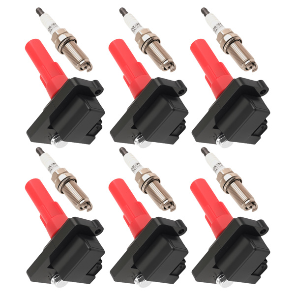 6PCS Ignition Coils & Spark Plug fit for Subaru Legacy Outback 3.6L 2010-2014 UF666-9