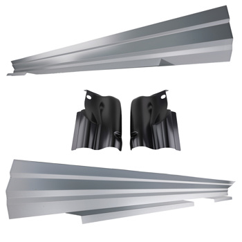 Outer Rocker Panels & Cab Corner 4x Set fit for Ford F-150 Super Crew 4D 09-2014