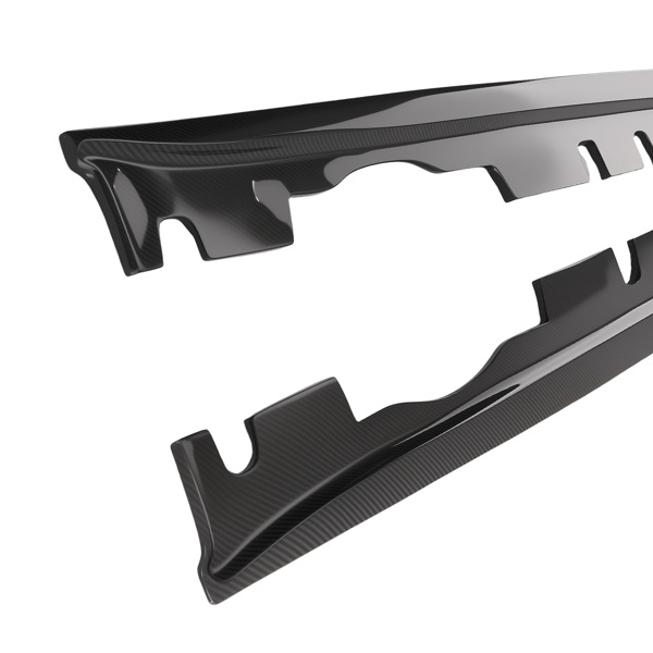 Side Skirt Extension Panel 2pcs Kit fit for BMW E92 E93 M3 2008 2009 2010-2013-8
