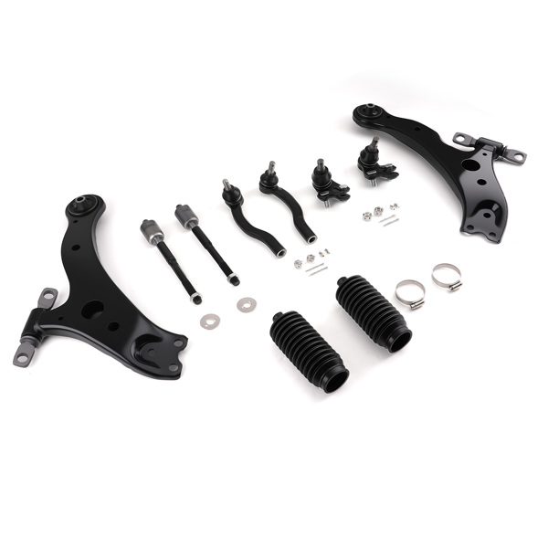 10pcs Front Lower Control Arm +Tie Rod End Boots fit for Lexus ES330 Camry 2004-2006-9