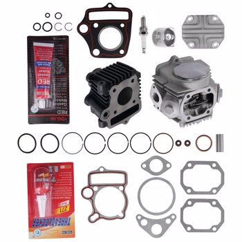 Top End Rebuild Kit Cylinder Head Piston Gasket fit for Honda XR50 Z50R CRF50